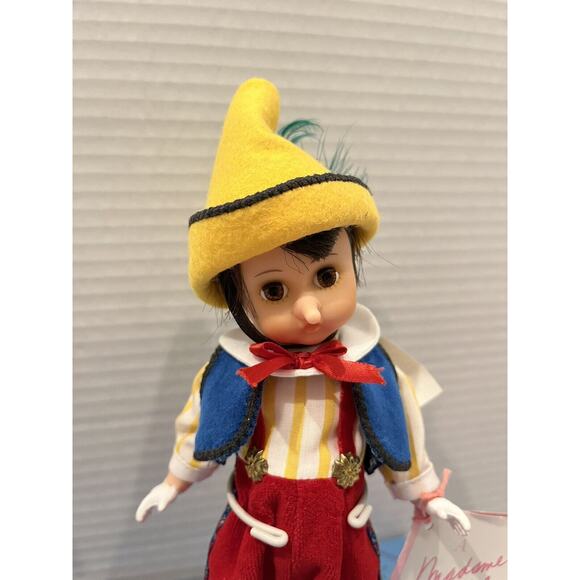 Madame Alexander Dolls 8" Geppetto & Pinocchio In Boxes- Hand Tags- Stands - Picture 3 of 13